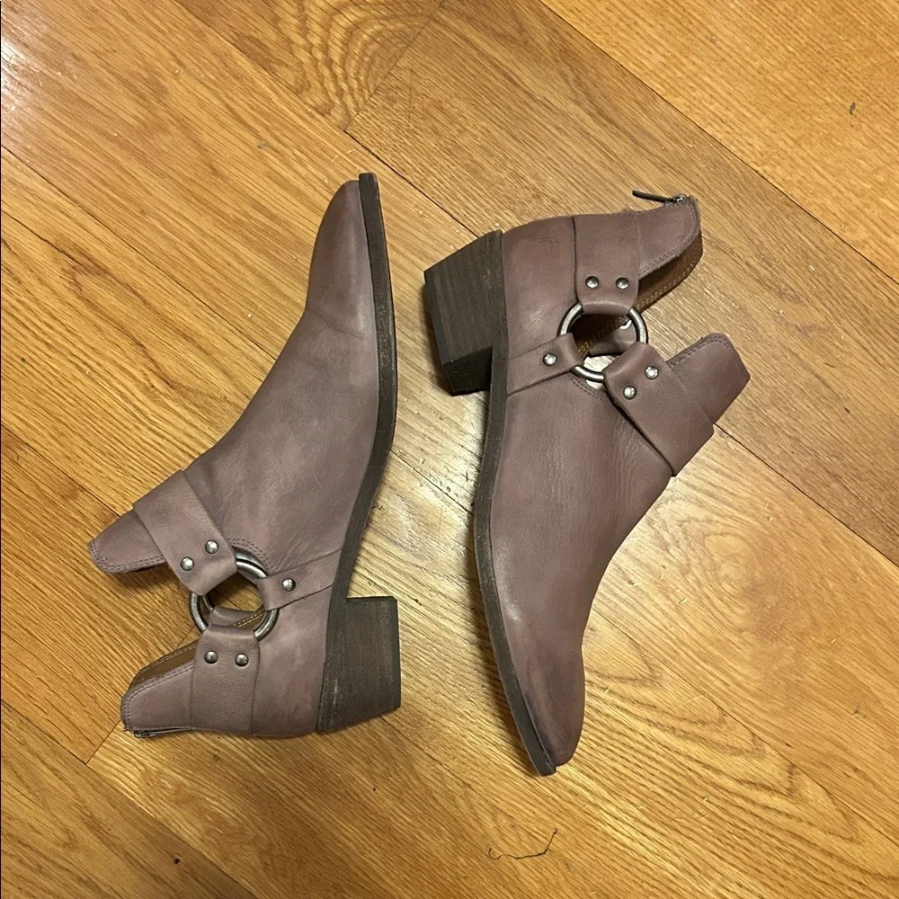 Frye Dusty Rose Cut-Out Ankle Boots - Picture 3 of 9